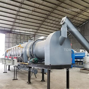 大規模なココナッツシェル炭化機は、バイオマスライスハスク炭化炉を生産するために継続的に稼働しています - Product Image 2