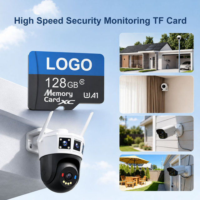 High Cycle Life Endurance TF Memory Card Bulk Stock 32GB 64GB 128GB OEM Custom U3 V30 SD Memory Card for Camera and Vehicle