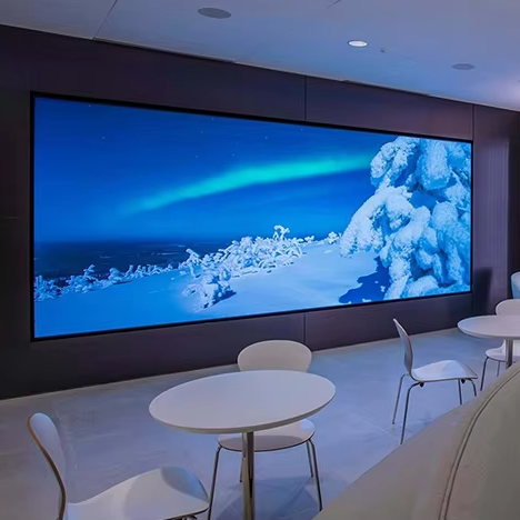 4K 8K Ultra-HD Fine Pitch P1.2 P1.5 P1.8 LED Display Indoor Private Cinema Screen Luxury LED Video Wall for Private Home Theater