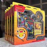 Tarjeta Pokémon del Día del Pokémon, Versión Americana, PTCG, 30 Aniversario, Serie ETB, Tarjeta Pikachu