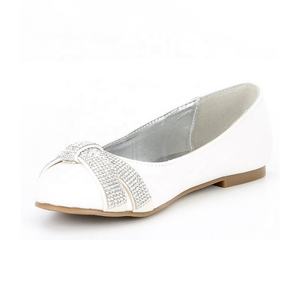Zuchozii — chaussures en cuir blanc pour femme, sandales décontractées et à la mode italienne, chaussures de danse de Ballet plates pour filles, nouvelle collection - Product Image 3