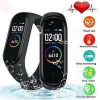 Dispositivos Inteligentes Resistentes al Agua IP67 con Pantalla TFT Cuadrada M4 UK8, Reloj Inteligente Android con Pantalla Táctil Completa Unisex