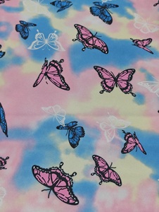 Pijama de Vietnam ligero y transpirable de 120GSM para ropa, ropa de dormir resistente a las arrugas, tela de seda Latina tejida con estampado - Product Image 2