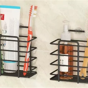 Non-perforated <b>Shower</b> Room Basket Toilet Organization and <b>Storage</b> Self Adhesive Bathroom Shelf - Product Image 4