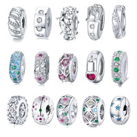 Offre Spéciale : Perles d'espacement en silicone plaqué argent sterling S925, accessoires de fabrication de bijoux pour bracelets DIY