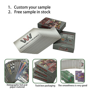 卸売カスタムパーソナライズされたデザイン高品質ホログラフィックフォイルキッズ面白い漫画アニメトレーディングカード - Product Image 3