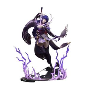 1/7 escala Raiden Shogun Keqing Ganyu Hutao Kamisato <span class=keywords><strong>Ayaka</strong></span> Shenhe figura de acción modelo Durable PVC plástico escritorio ornamento congelado - Product Image 1