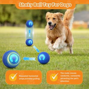 Small Smart Rolling Bouncy Jumping Dog <b>Ball</b> Toy Funny Electronic <b>Balls</b> Automatic Feature Classic Made Plastic for Modern Pet - Product Image 3
