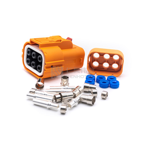 قابس ومقبس لسيارة EV بجهد عالي 6Pin 16A 23A 35A 50A - Product Image 5