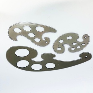 3 French Curve Ruler <b>Set</b> Plastic Curve Game Ruler Customizable <b>Sewing</b> Ruler <b>Set</b> for Drawing Tools - Product Image 5