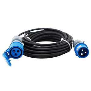 Camping 16A 230V Schuko-Stecker auf CEE-Winkelkupplung mit Schuko-Steckdose Adapter-Verlängerungskabel 1,5m H07RN-F 3G 2,5 mm² - Product Image 6