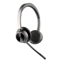 Poly-voyager 4320 Headset nirkabel UC + dudukan pengisi daya (Plantronics) - Headphone dengan mikrofon