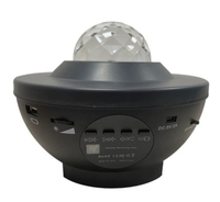 VENTE FLASH - Lecteur de musique USB LED, lampe de projection romantique, lumière de nuit colorée, haut-parleur Bluetooth, projecteur de ciel étoilé
