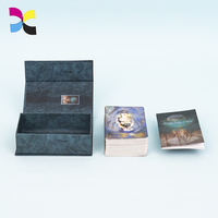Vente en gros jeu de cartes de tarot oracle jeu de cartes en feuille d'or cartes de tarot à impression personnalisée