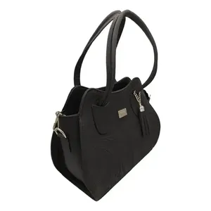 Sac à bandoulière Fana Cleopatra en cuir de vachette noir, imprimé croisé, à rabat, sac à main décontracté, grande capacité, une seule sangle - Product Image 4
