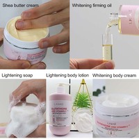 Produits de crème de beauté pour femmes adultes de la marque LKIAE, Gluta Vitamine C 5 en 1, kit éclaircissant, anti-taches, soin éclaircissant de la peau