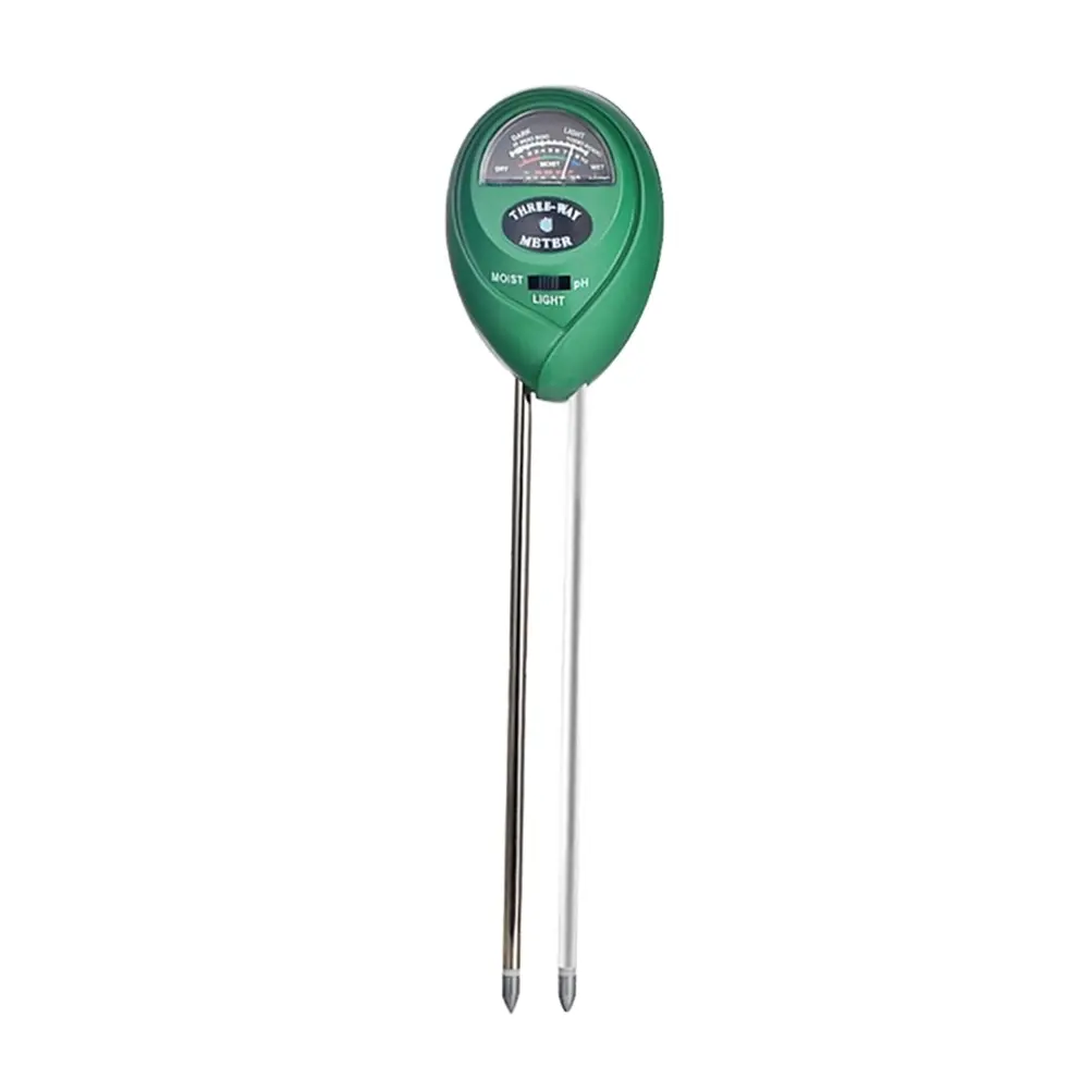 Home Garden Lawn Farm Indoor Outdoor Use Promote Plants Healthy Growth Plant Moisture Meter Light PH 3-in-1 Soil Tester