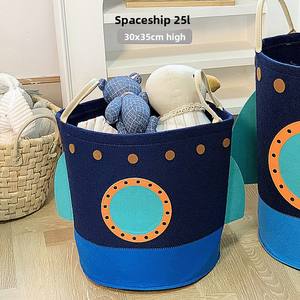 Panier de rangement pliable en polyester 100% écologique, <span class=keywords><strong>style</strong></span> nordique, dessin animé, pour vêtements d'enfants, jouets, linge sale - Product Image 6