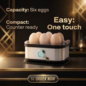 <span class=keywords><strong>Cuiseur</strong></span> à œufs et <span class=keywords><strong>cuiseur</strong></span> <span class=keywords><strong>vapeur</strong></span> électrique mini portable multifonction pour le petit-déjeuner à la maison - Product Image 6