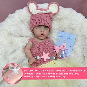<span class=keywords><strong>Muñeca</strong></span> Bebé <span class=keywords><strong>de</strong></span> Silicona <span class=keywords><strong>de</strong></span> 18 Pulgadas con Ojos Cerrados, <span class=keywords><strong>Muñeca</strong></span> Reborn Realista <span class=keywords><strong>de</strong></span> Niña Dormida - Product Image 3