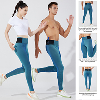 Leggings imprimés unisexes avec logo personnalisé, séchage rapide, extensibles dans 4 directions, compression, pour la course, le sport et le yoga, vente en gros