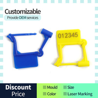 YTPL006 Cadenas en plastique sur mesure Joints Bagages Cadenas Joint Cadenas Joint Sécurité