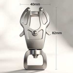 Mousqueton <span class=keywords><strong>pivotant</strong></span> en aluminium aéronautique 4KN - Product Image 2