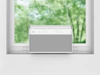 Climatiseur de fenêtre Midea en forme de U, 8000-12000 BTU, installation facile, climatiseur intelligent avec contrôle par application Wi-Fi