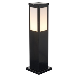Lampe solaire LED de jardin IP65 étanche en aluminium et plastique, forme carrée, pour villa, paysage, pelouse, jardins communautaires, extérieur, acier inoxydable - Product Image 5