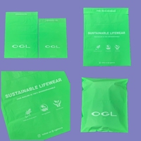 Sac d'expédition personnalisé biodégradable et compostable en PLA, PBAT et amidon de maïs – Sac polyvalent pour envoi postal