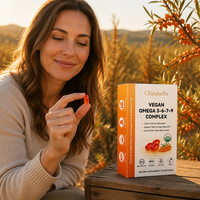 Chinaherbs OEM ODM Capsules d'Oméga Végétales Mélange Végétalien pour la Nutrition Quotidienne, le Bien-être Général et la Routine de Soins Familiaux
