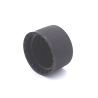 13-425 Capuchon fermé en PP noir avec septa en silicone PTFE rouge pour flacon de stockage de 4ml