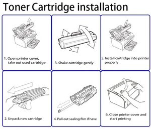 Cartouche de toner Chinamate compatible HP 85A 35A 78A CE285A CF226A 05A 88A 83A 80A 12A 30A 26A avec puce intelligente importée, toner le plus récent - Product Image 3