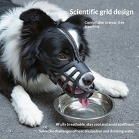 Muselière en plastique pour chien avec boucle à dégagement rapide, couvre-mâchoire, style classique uni et coloré pour chiens de petite, moyenne et grande taille