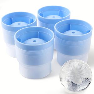 Molde para Hacer Bolas de Hielo para Whisky, Molde de Silicona para Cubos de Hielo Esféricos Grandes, Fácil de Desmoldar, para Whisky, Cócteles y Jugos - Product Image 1