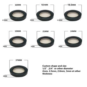 Lavadora de manguera de filtro de acero inoxidable de silicona de 1/2 "3/4"/cabezal de <span class=keywords><strong>ducha</strong></span> <span class=keywords><strong>junta</strong></span> de filtro de pantalla de manguera de jardín <span class=keywords><strong>para</strong></span> lavadora - Product Image 3