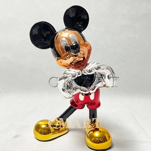 Venta al por mayor: Estatua de <span class=keywords><strong>Mickey</strong></span> de colores cromados para mesa, Escultura Pop Art de <span class=keywords><strong>Minnie</strong></span> para escritorio, Galería de electrochapado, Love <span class=keywords><strong>Mickey</strong></span> - Product Image 4