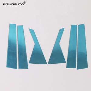 WZXD Auto Side Door <b>Pillar</b> Posts Trim <b>Stainless</b> <b>Steel</b> <b>Cover</b> Car Care Window <b>Pillars</b> Protector Sticker for 2015 - Product Image 4