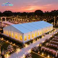 Tente d'événement professionnelle en alliage d'aluminium pour l'extérieur, avec structure en PVC, pour festivals, expositions, mariages, fêtes, résistante au vent, toutes saisons