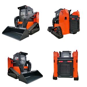 Mini-chargeuse compacte d'<span class=keywords><strong>occasion</strong></span> à essence avec radiateur de braquage court, <span class=keywords><strong>broyeur</strong></span> forestier, capacité de charge 1000 kg, livraison gratuite - Product Image 4