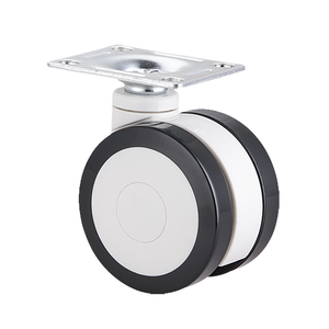 Kunststoff-Dreh platte Gewindes tiel Medical Castor Hospital Bed <span class=keywords><strong>Caster</strong></span> <span class=keywords><strong>Wheel</strong></span> - Product Image 5