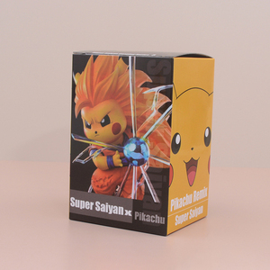 Saiyan Son <span class=keywords><strong>Goku</strong></span> Pikachu Pokemon jouets figurines anime gros Pokemon jouets Modèle décoration boîte décorations - Product Image 6