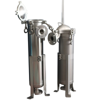 SFFILTECH Boîtier de filtre à sac en acier inoxydable personnalisable avec pompe, tension 220 V, garantie 1 an