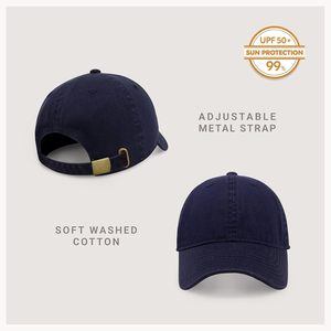 Unisex Cotton <b>Baseball</b> <b>Cap</b> Adjustable Lightweight Curved Brim Twill Fabric Premium Dad Hat for Men and Women - Product Image 2