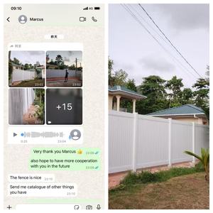 รั้วพีวีซีสีขาวแบบแฮมป์ตันส์ ขนาด 6 ฟุต สำหรับตกแต่งสวนหลังบ้าน - Product Image 6