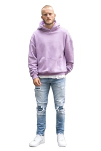 Bán buôn 100% unisex Áo Thun lông cừu quá khổ Hoodies XS kích thước tùy chỉnh thêu & logo dập nổi ODM vải áo nỉ - Product Image 5
