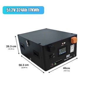 Stock UE Pack de batteries lithium-ion 51.2V 17kWh JK 200A V19 BMS avec chauffage pour système solaire et système de stockage d'énergie, avec supports - Product Image 6