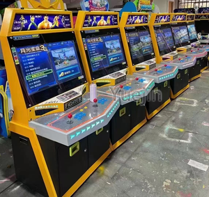 Machine d'<span class=keywords><strong>arcade</strong></span> de combat à deux joueurs Poussoir à pièces Équipement de parc intérieur Armoire en métal Console centrale de jeu contre la console - Product Image 6