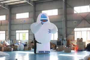 Bumble l'homme de neige abominable gonflable, bonhomme de neige gonflable géant pour la publicité - Product Image 2