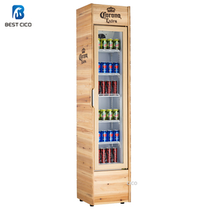 <span class=keywords><strong>Petit</strong></span> refroidisseur d'affichage de boisson de CICO 105L-mini réfrigérateur parfait d'étalage mince de boisson réfrigérateur droit élégant - Product Image 6